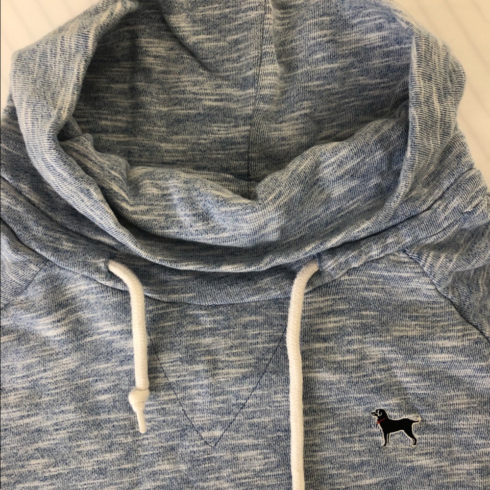 Black Dog Cowl Neck Sweater - Size Medium